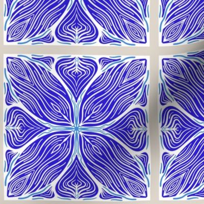 Blue and White 9, Spanish Tile