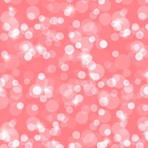 Sparkly Bokeh Pattern - Shell Pink