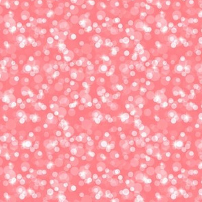 Small Sparkly Bokeh Pattern - Shell Pink