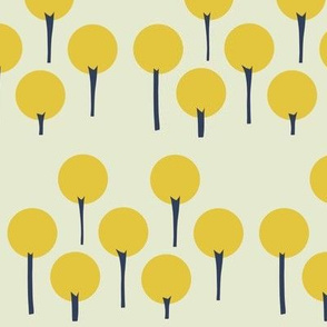Yellow Pop Trees - Small
