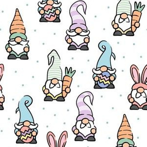 Spring Gnomes - Easter eggs and carrots - pastels - LAD21