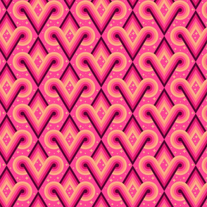 Pink Diamond Spirals by Cheerful Madness!!