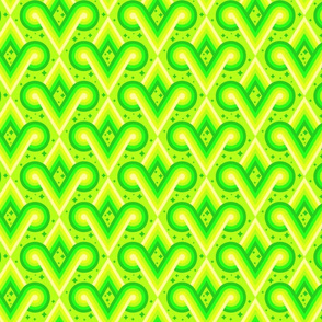 Luminous Spring Diamond Spirals by Cheerful Madness!!