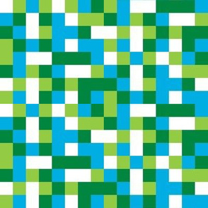 Retro Pixels Geometric - small scale