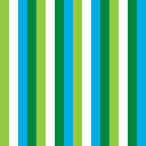 Blue Green stripe