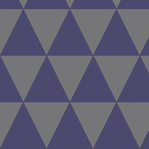 purple and gray triangles