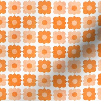 fiori pattern orange50