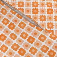 fiori pattern orange50