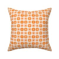 fiori pattern orange50