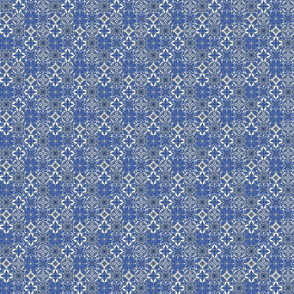 Tiled Blue/Gray - Medium