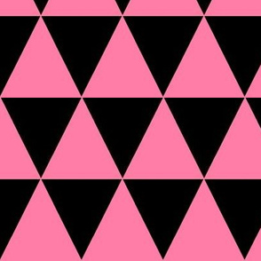 pink and black triangles