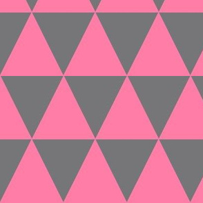 pink and gray triangles