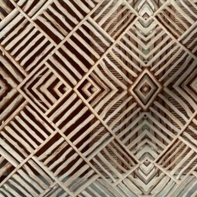 Moreland Latticework Wood Screen