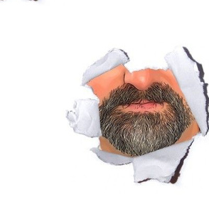 Mystery Bearded Man - Facemask