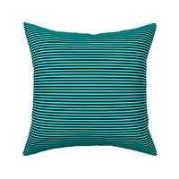 Small Cyan Bengal Stripe Pattern Horizontal in Black