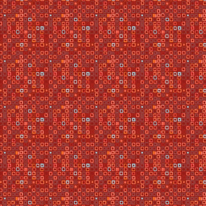 mini squares_red