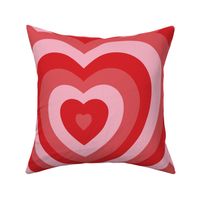Pink Heart - 18 inch square sham