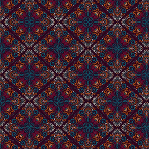 Bohemian Tiles Tapestry