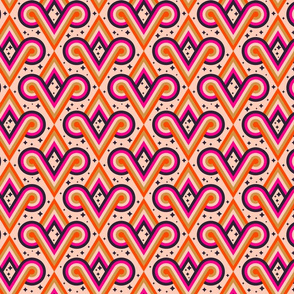 70s Light Diamond Spirals by Cheerful Madness!!