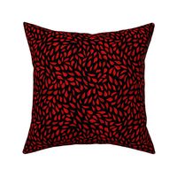 Leaves on the Wind | Red + Black
