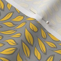 Leaves on the Wind | Gray + Yellow