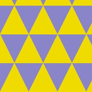 lavender and yellow triangles