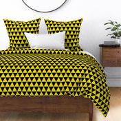 yellow and black triangles