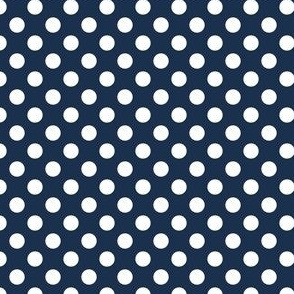 Polka dot  - Dark blue