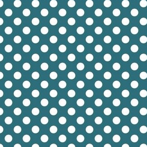 Polka dot  - Teal