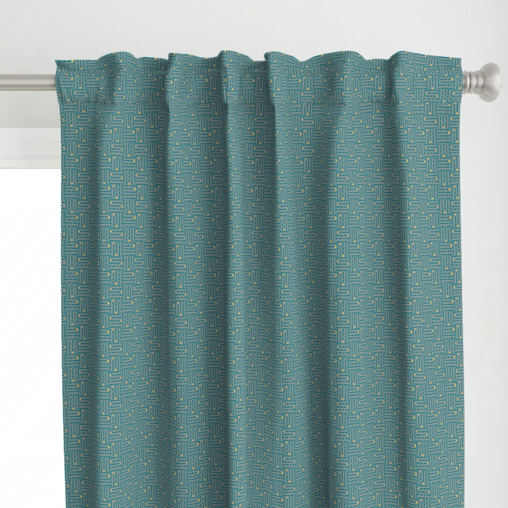 Basket Weave teal