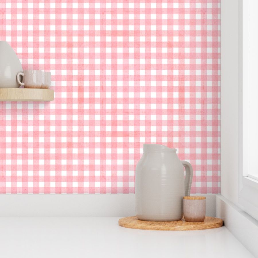 Gingham oh la la pink