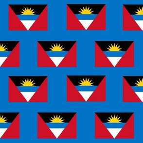 antigua and barbuda flag fabric - country flags fabric, North American flags