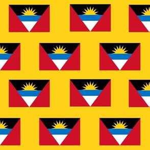 antigua and barbuda flag fabric - country flags fabric, North American flags