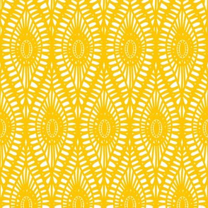 Yellow Filigree Lace