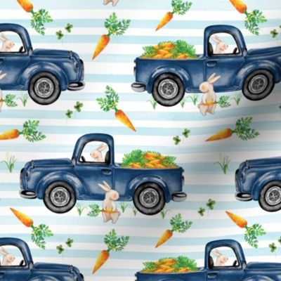 Light Blue Stripe 2021 Bunny Truck