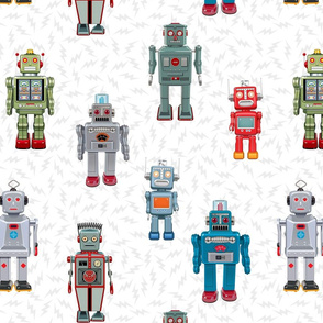 Robots Gray Small