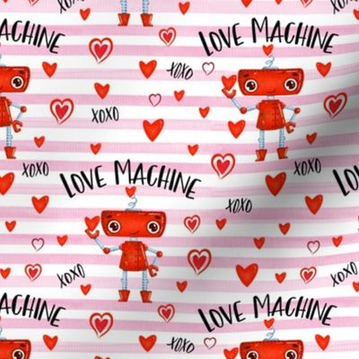 Pink Stripe Love Machine
