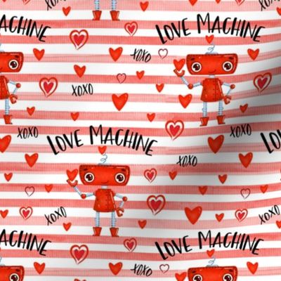 Coral Stripe Love Machine