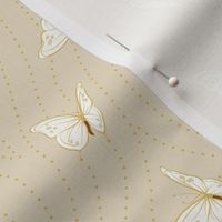 White Eyelet Butterflies | Small | Natural