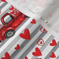Charcoal stripe valentine trucks