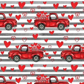 Black stripe valentine trucks