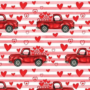 Red stripe valentine trucks