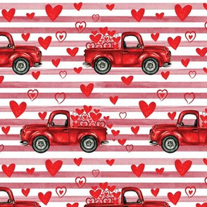 Brick Red stripe valentine trucks