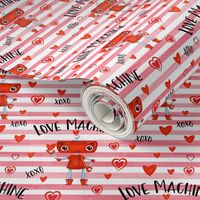 Small Red Stripe Love Machine