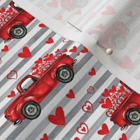 Small Charcoal stripe valentine trucks