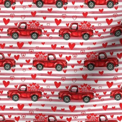 Small Brick Red stripe valentine trucks