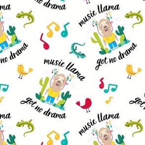 Music Llama No Drama - medium