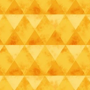 distressed diamond and triangles geo (golden yellow)