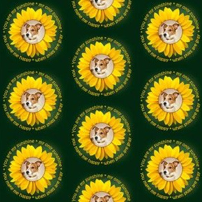 Russell Terrier Sunflower