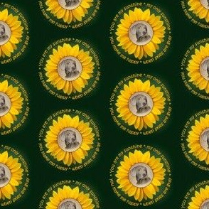 Weimaraner Sunflower